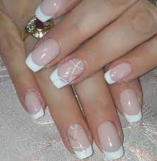 70 Trendy Designs Acrylic Nails To Try Once Polish And Pearls French Acrylic Nails French Manicure Nail Designs Manicure Nail Designs