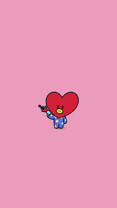 Bts Bt21 Wallpaper Tata Pls Make Sure To Follow Me Before U Save It Pls Take Out W Full Credits Find More On M Kartu Lucu Wallpaper Lucu Gambar Lucu