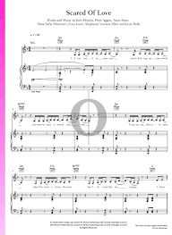 Bbmaj7 also known as bb major 7 and bb △7. Scared Of Love Sheet Music Piano Voice Guitar Pdf Download Streaming Oktav