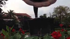 Full review villa casa sky rose batu malang, villa murah, cantik dan private pool #villabatumalang. Taman Cerme Dengan Gramafon Raksasa