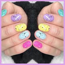 Pastel shades, glitter nail polish, stamped nails, easter bunny art, egg paints, 3d nail art design, studs, and chocolate nails—i've got you covered. Eggstatic For Nail Art Easter Nails Design Inspiration 2019