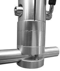 I had the universal rod holders for the rail, they will go up or down and left or right. Rail Mount For Adjustable Rod Holders Trolling Equipment