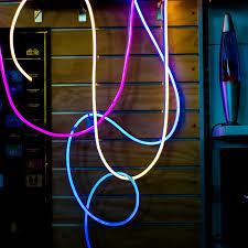 Flexible Neon Led Rope Lights Super Bright Yellow Octopus