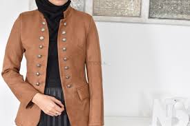 Jacket blazer femme aspect daim jacket blazer. Veste Daim Officier Neyssa Boutique