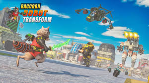 Super Robot Car Transforme Futuristic Raccoon For Android Apk Download