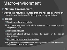 Chapter 3 Marketing Environment 1 Objectives Understanding Environmental