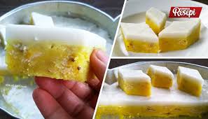 500gram pisang (sudah kupas) 175gram tepung beras 100gram tepung tapioka. Cara Buat Kuih Talam Pisang Unik Tapi Sedap Resepi Wajib Cuba Kongsi Resepi