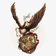  Eagle With Red And White And Badge Isolated American Bird Png Transparent Clipart Image And Psd File For Free Download Garuda Art Garuda Art Vector Garuda Pancasila