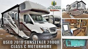 Class c's are usually fairly simple to handle and provide a similar experience to driving a moving van. Used 2018 Sunseeker 2400r Class C Motorhome Rv Camper Colorado Sales Dealer Youtube