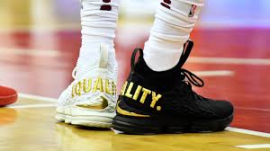 Lebron 17 black and gold. The Meaning Of Lebron James Black And White Equality Sneakers Quartz