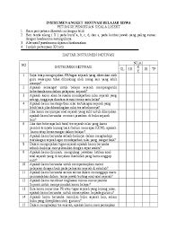 Check spelling or type a new query. Doc Instrumen Angket Motivasi Belajar Siswa Winardi Ardi Academia Edu