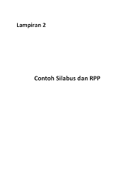Jenis kelas tik contoh pdf. Contoh Silabus Dan Rpp Kurikulum 2013