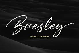 Free masculine fonts | photoshop fonts, lettering fonts. Bresley Font By Bangkit Setiadi Creative Fabrica Signature Fonts Romantic Quotes Signature