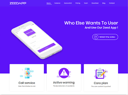 Free Phone App Landing Page Html Template Apps And Smartphones Go Hand In Hand The Fact Of The Matter Is App Landing Page Landing Page Best Website Templates