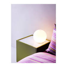 Fado Table Lamp With Led Bulb White Ikea White Table Lamp Lamp Table Lamp