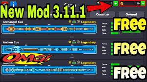 Unofficial made by fan of this game. 8 Ball Pool Hack Legendary Cue Mod 3 11 1 All Cues Youtube