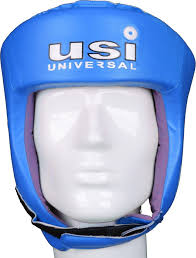 usi Head Guard, Boxing Head Guard, Lite Contest Head Guard Blue Boxing Head  Guard