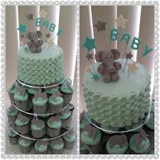Pin By Jaclyn Robertson On Cakes And Food Elephant Baby Shower Cake Baby Shower Cupcakes For Boy Baby Shower Cupcakes