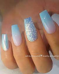 Best Summer Ombre Nails In 2019 Stylish Belles Blue Ombre Nails Coffin Nails Ombre Ombre Acrylic Nails
