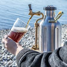 If you're looking to add some clever galley kitchen ideas to make your space seem larger, look to the airiness of the river mist color to open it up. Amazon Com Growlerwerks Ukeg Carbonated Growler 64 Oz Stainless Steel Kitchen Dining
