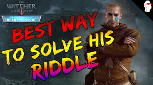 Maybe you would like to learn more about one of these? Best Way To Complete Master Mirror Whatsoever A Man Soweth Riddle The Witcher 3 Heart Of Stone Youtube