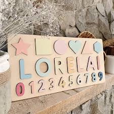 Wooden name puzzle, name puzzles for toddlers, montessori baby toys, first birthday gift, baby shower gift, christmas gift for kids. Pin On Coronas