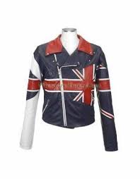 Men Biker Union Jack Original Leather Jacket Uk All Sizes Leather Jacket Men Jackets Men Fashion Union Jack Clothing