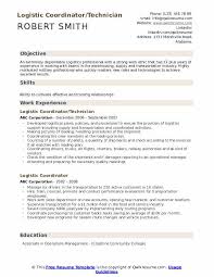 Whether you are aiming to be a professional logistics coordinator in the transportation logistics department or an operator in the logistics. Logistic Coordinator Resume Samples Qwikresume