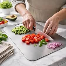 Tabla De Picar Acero Inoxidable 304 - 40x30 Cm Antibacterial | Cuotas sin interés