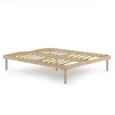 King size 14 wooden bed frame mattress platform wood slats for home natural. 140x200 Wooden Slatted Double French Bed Frame Total Height 31 Cm Mobili Fiver