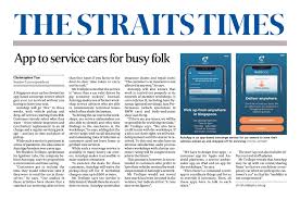 The newspaper was established on 15 july 1845 as the straits times and singapore journal of commerce. The Straits Times App To Service Cars For Busy Folk