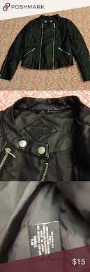 Girls Joujou Faux Leather Jacket Size 7 8 Small Faux Leather Jackets Clothes Design Leather Jacket