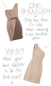 Hello, i have a one shoulder dress and i have mediumish length hair, and im really stuck on how to have my hair. The Beauty Department Your Daily Dose Of Pretty Fashion Friday