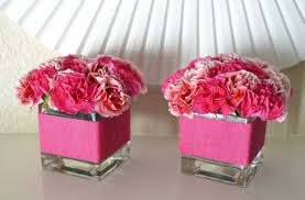 Crepe Paper Flower Vase Centerpiece