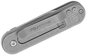 Fox Blackfox Bf 719 Panchenko Bean Gen 2 Slipjoint Folding Knife 2 Stonewashed Plain Blade Stainless Steel Handles Knifecenter 01fx482