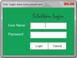 Spreadsheet dipergunakan untuk membuat laporan keuangan menggunakan ms. Cara Membuat Form Login Di Microsoft Excel
