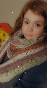 Just started knitting with this lovely flamingo pink.