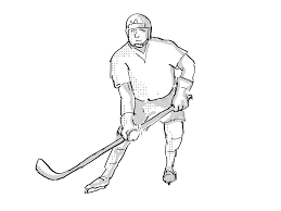 7 fun bonuses also included. Ice Hockey Player Cartoon Isolated On Behance