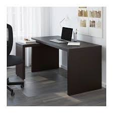 Malm Desk With Pull Out Panel Black Brown 59 1 2x25 5 8 Ikea Haus Ikea Linnmon Malm