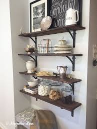 Amy S Fall Home Tour 11 Magnolia Lane Kitchen Wall Shelves Home Decor Diy Kitchen Accessories