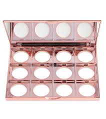 luxe palette empty large rose gold