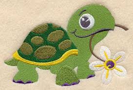 Hungry Turtle Embroidered Waffle Weave Hand Dish Towel En Anglais Motifs De Broderie Mecanique Broderie A La Machine Idees De Broderie