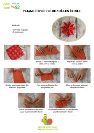Tuto pliages de serviettes de noël le trio créatif. Pliage Serviette De Noel En Etoile