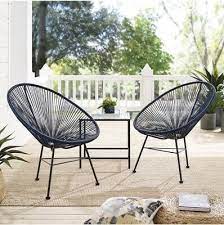 Patio Chair Modern Wicker Indoor Outdoor Patio Sunroom Chair Set Of 2 Ebay Wicker Patio Chairs Patio Chairs Outdoor Chair Set