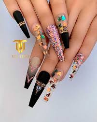 In the world of nail art, it would become a beautiful canvas. Cute Fall Coffin Nails 2020 Ideas Cute Manicure