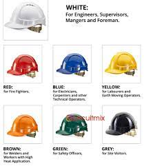 Safety Helmet Colors Professions Safety Helmet Health And Safety Poster Occupational Health And Safety