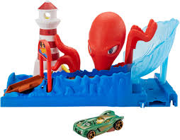 Hot Wheels City Octopus Play Set Orange Hot Wheels Hot Wheels Cars Playset