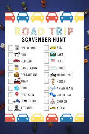 Car scavenger hunt idea free printable great for graduation parties birthday or stagstagette these fun ideas for a car scavenger hunt are great for any age but teens adults will probably have the most fun with it. Free Road Trip Scavenger Hunt Game For Kids Socal Field Trips
