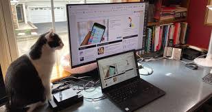 Plug a monitor into your video port. How To Connect A Monitor To Your Windows Laptop Techlicious
