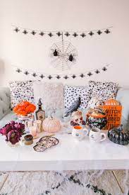 Halloween season means it's time to bring in the. Decorate Your Living Room For Halloween Bijuleni Halloween Living Room Halloween Mantel Decor Fall Halloween Decor